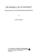 Tapa de The modern law of diplomacy