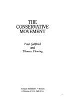 Tapa de The conservative movement