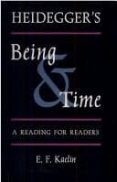Tapa de Heidegger's Being and time
