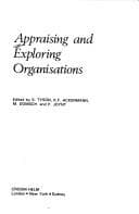 Tapa de Appraising and exploring organisations