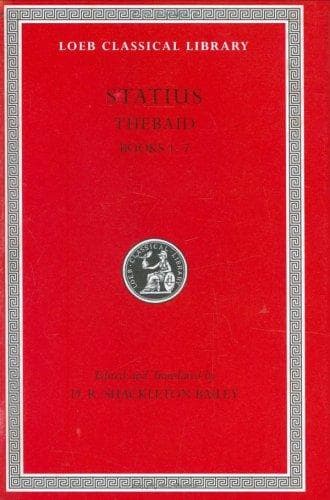 Tapa de Thebaid, Books 1-7 (Loeb Classical Library)