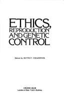Tapa de Ethics, reproduction, and genetic control