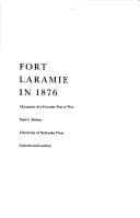 Tapa de Fort Laramie in 1876