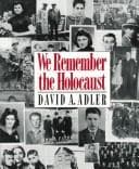 Tapa de We Remember the Holocaust