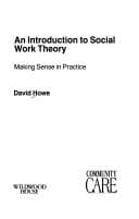 Tapa de An introduction to social work theory