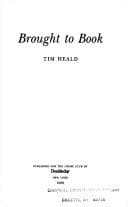 Tapa de Brought to book