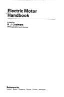 Tapa de Electric motor handbook
