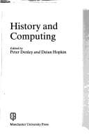Tapa de History and computing
