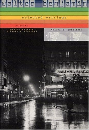 Tapa de Walter Benjamin