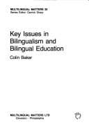 Tapa de Key issues in bilingualism and bilingual education
