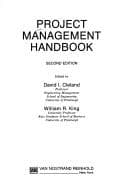 Tapa de Project management handbook