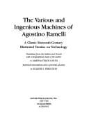 Tapa de The various and ingenious machines of Agostino Ramelli