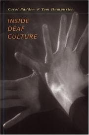 Tapa de Inside deaf culture
