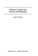 Tapa de Finance capital and uneven development