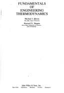 Tapa de Fundamentals of engineering thermodynmaics