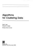 Tapa de Algorithms for clustering data