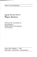 Tapa de George Bernard Shaw's Major Barbara