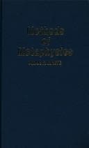 Tapa de Methods of metaphysics