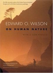 Tapa de On human nature