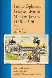 Tapa de Public spheres, private lives in modern Japan, 1600-1950