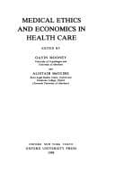Tapa de Medical ethics and economicsin health care