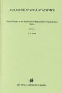 Tapa de Advanced spatial statistics