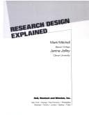 Tapa de Research design explained