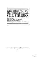 Tapa de Responding to international oil crises