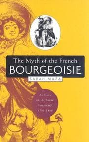 Tapa de The Myth of the French Bourgeoisie