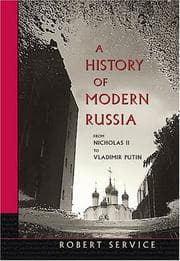 Tapa de A history of modern Russia from Nicholas II to Vladimir Putin