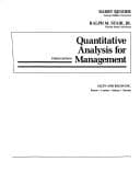 Tapa de Quantitative analysis for management