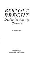 Tapa de Bertolt Brecht