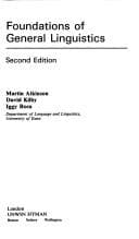 Tapa de Foundations of general linguistics