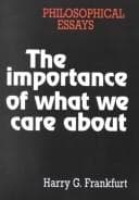 Tapa de The importance of what we care about