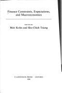 Tapa de Finance constraints, expectations, and macroeconomics