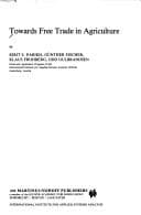 Tapa de Towards free trade in agriculture