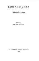 Tapa de Selected letters
