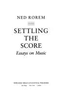 Tapa de Settling the score