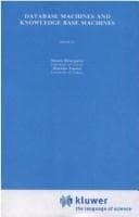 Tapa de Database machines and knowledge base machines