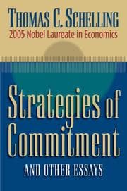 Tapa de Strategies of commitment and other essays