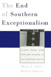 Tapa de The end of Southern exceptionalism