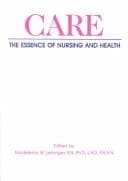 Tapa de Care: The Essence of Nursing and Health (Human Care and Health Series)