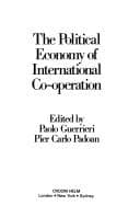 Tapa de The political economy of international co-operation