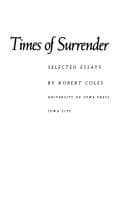 Tapa de Times of Surrender