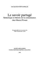Tapa de Le savoir partagé