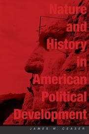 Tapa de Nature and history in American political development