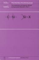 Tapa de The chemistry of organic silicon compounds