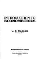Tapa de Introduction to econometrics