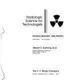 Tapa de Radiologic science for technologists