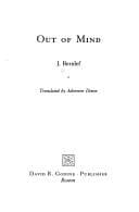 Tapa de Out of mind